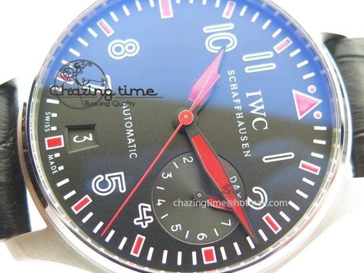 MIROTIME 0509 RelaxedFit Big Pilot Real PR IW500435 “Muhammad Ali” ZF Best Edition On Black Leather Strap A 7295